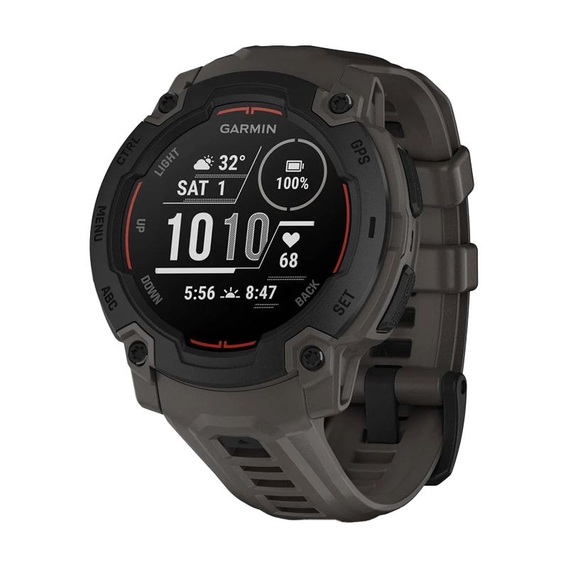 Garmin Instinct 2X Solar Rugged GPS Smartwatch, Graphite | eBay